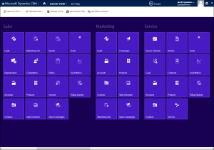 CRM 2013 Sitemap (After)